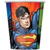 Unique Disposable Paper Cups - 9 Oz, Justice League, 8 Pcs