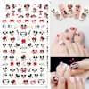 3D Cartoon Nail Stickers Cute Nail Decals Kawaii Designer Nail Stikers Self-Adhesive Design Acrylic Nail Art Supplies for Women Girls Kids Holiday Party Manicure Tips (4sheets 320+Decals)