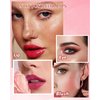 Moisturizing Lip Tint Stain, Velvet Water Lip Tint Liquid Lipstick Makeup, Vivid High Pigment & Non-Sticky & Non-Transfer Wear Lip Gloss Oil for Lasting All-Day Beauty, Multi-use Lip & Cheek Tint- 02#