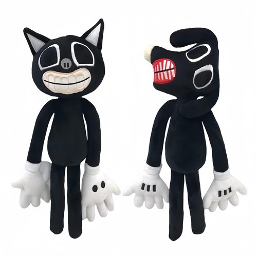 POPRORE Siren Head Plush Toys Cartoon Dog Cartoon Cat Cartoon Rabbit Plush Toys Halloween Christmas Horror Plush Toy for Home Party Gift Birthday Toy (Cat&Dog)