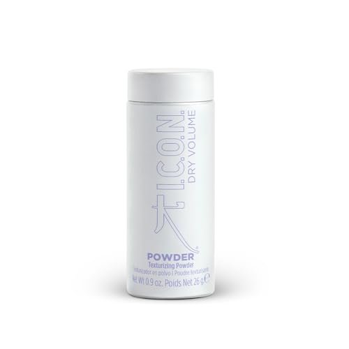 K I.C.O.N. Powder Texturizer, Hair Powder and Thickening Product, Fine-Hair Volumizer, Oily-Scalp Product, 0.9 Ounces