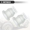 Motoforti Automotive Transfer Case Cable Bushing, for Jeep Wrangler JK 2007-2018, Rubber, 68064273ab, Transparent, 2 Pcs