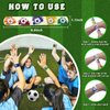 Luenghaoyun 122pcs Soccer Party Favor Bulk, Sport Birthday Party Gift Goodie Bag Filler Mini Soccer Ball Toy for Kids Soccer Theme Party Supplies