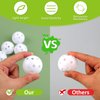 Joyberg 24 Packs Practice Golf Balls for Backyard, 42mm Hollow Sports Plastic Golf Balls Bulk, Swing Practice Golf Practice Balls, Indoor Practice, Driving Range Family Use, Pets Play