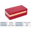 DC-BEAUTIFUL Impossible Box Puzzle Master Secret Opening Box Wooden Red Magic Box with Secret Drawer Mysterious Gift Box Puzzle