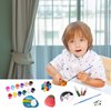 GENUMIX Rock Painting Kit for Kids Adult, DIY Arts and Crafts Supplies Kits for 16 Paint Rocks, Glow in The Dark Painting Rocks, Perfect Creative Painting Gift for Boys and Girls