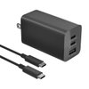 wegear USB C Charger Block 65W Fast Charging, 3-Port USB C Charger with 5FT Cable, Foldable Plug Design for Travel, USB Charger Block Compatible with MacBook, Tablet, 16/15/14/Pro, Galaxy S24 and More