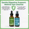 Wellvia Gut Cleanse - with Black Walnut Hull, Wormwood, Barberry Root and Clove, Gut and Colon Support, Non-GMO for Women & Men (A Set)