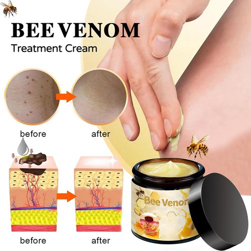 COPFASTOK Bee Venom Cream, New Bee Venom Cream, Professional Bee Venom Repair Cream, Natural Bee Venom Cream for All Parts of The Body (2.12oz) (2)