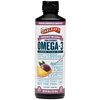 Barlean's Passion Pineapple High Potency Omega 3 Fish Oil Liquid Supplement, 1500mg EPA & DHA Fatty Acid, Smoothie Flavored & Burpless for Brain, Joint, & Heart Health, 16 oz