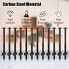 Biaungdo M6 x 100mm Bunk Bed Bolts, Hex Drive Socket Furniture Barrel Screws Bolt Nuts Furniture Crib Baby Bed Bolt with Wrench(Black, 12 Pcs)