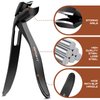 Upgrade Your Grooming Game with Stylish Nail Clippers and Toenail Clippers,Nail Clippers for Men,Toe Nail Clippers with Catcher,Nail File with a Nice Case