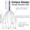 HOFASON Scalp Massager, Handheld Head Massager Tingler, Head Scratcher for Deep Relaxation, Ideal Gift Stocking Stuffers for Women Man Hair Stimulation and Stress Relief (2 Pack, Random Colors)