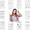 10 Sheets Black and white letters Temporary Tattoos Stickers, pattern, Motivational phrase and Multiple design styles Body Art Temporary Tattoos for Women, Girls or Kids