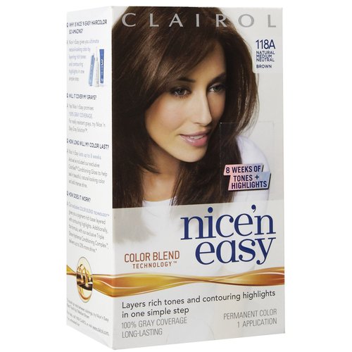 Clairol Nice'n Easy Permanent Hair Color Medium Natural Brown 5N