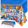PHOGARY Dart Battle Tablecloths, 2 PCS Plastic Dart War Table Cloth Shooting Target Party Table Cover, Disposable Toy Gun Tablecloths, Gunfight Game Theme Birthday Party Decorations for Boy