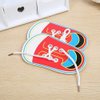 SquarezhenBo Red Wooden Learn to Tie Your Own Shoes Threading Lacing Shoes Training Early Learning Kits for Kids | Threading Lacing Shoes Training Board Kids Early Learning Science Kits