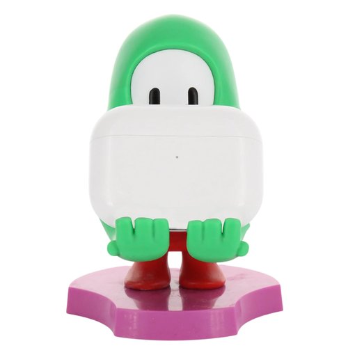 Exquisite Gaming: Holdems: Fall Guys - Hot Rod Flames -Earbud & Phone Holder, Cable Guys, Media Tonic, Mini Collectibles with a Twist, Licensed Figure