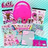 L.O.L. Surprise! Creativity Case by Horizon Group USA,Create, Play & Store,DIY Activity Case Including Paper Dolls,Coloring Pages,Makers,Crayons,Glitter Glue,Scratch Art,Stickers & More.Hot Pink, 9.84 x 9.45 x 11.02 inches