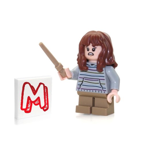 LEGO 2018 Harry Potter Minifigure - Hermione Granger (with Wand and Display Stand) 75955