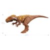 Mattel Jurassic World Wild Roar Dinosaur Toy with Sound & Attack Move, Megalosaurus Posable Action Figure Includes Digital Play, 11 inches Long