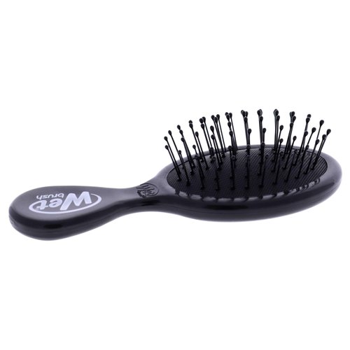 Wet Brush Squirt Detangler Hair Brushes - Black - Mini Detangling Brush with Ultra-Soft IntelliFlex Bristles Glide Through Tangles with Ease - Pain-Free Comb for All Hair Types