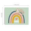 Canopy Street Thank You Cards With Happy Rainbow And Sloth Design / 24 Colorful Thank You Note Cards And Envelopes / 6 Cute Designs