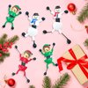 32 Pcs Christmas Sticky Man Climbing Wall Sticky Hands Stretchy Toys Xmas Party Favors Bluk Christmas Gifts for Kids Goody Bag Stuffers Stocking Fillers Birthday Party Toys