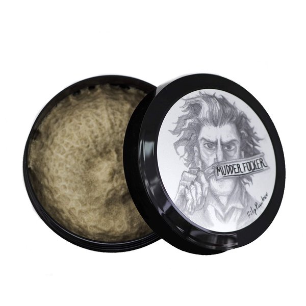 RazoRock Mudder Focker Italian Shaving Soap for Shaving - Grey - Bergamot, Jasmine & Sandalwood, 150ml / 5 oz - Pack of 1