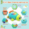 VoMii Musical Turtle Baby Toys 6 to 12 Months, Infant Crawling Tummy Time Development Toys, Light up Music Toys for 7 8 9 10 11 Months Old, Christmas Birthday Gifts for 1-2 Year Old Boy Girl