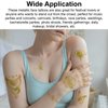 9pcs Gold Temporary Tattoos, 8.3x5.8in Tattoo Stickers Gold Butterfly Star Moon Feather Waterproof Tattoos Stickers for Women Girls Parties Festivals Makeup Cosplay Accessories(Style A)