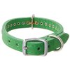 OmniPet Signature Leather Crystal and Leather Dog Collar, 12", Emerald