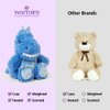 Warmies Microwavable & Weighted Stuffed Animals, Trex - Heated Stuffed Animal Plushie for Warmth & Comfort - Cute Soft Plush Toys for Adults & Children (Boys, Girls, Babies & Toddlers)