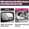 Side Mirror Squeegee, 2 PCS Car Mirror Squeegee, Retractable Car Rearview Mirror Wiper for All Vehicles, Universal Automotive Accessories(Black/Pink)