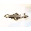 Generic Small blue crystal hair barrette clip bridal clip bridal barrette gothic hair