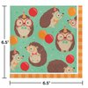 Creative Converting Hedgehog Party Napkins, 16 ct