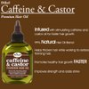 Difeel Caffeine & Castor Premium Hair Oil 7.1 Ounce - Deluxe 2-PC Gift Set