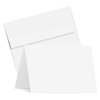 Greeting Cards Set – 5x7 Blank White Cardstock and Envelopes Perfect for Business, Invitations, Bridal Shower, Birthday, Interoffice, Invitation Letter, Weddings and All Occasion – Bulk Set of 25