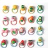 Beauty Queen 20Pcs Baby Hair Ties for Girls,Cute Small Hair Ties for Thin Hair,10 Pairs Ponytail Holders Elastic Hair Rubber Bands Hair Accessories for baby girls infant toddler kids (Style Fruits)