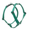 LupinePet Basics 3/4" Green 14-24" Adjustable Roman Dog Harness for Medium Dogs
