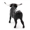 Gemini&Genius Farm Animal Toys, Longhorn Cow Action Figure, Hand Painted, 6 Inches Length, Realistic and Durable Farm Toys for Children Boys and Girls Gift (1209)