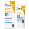 CeraVe 100% Mineral Sunscreen SPF 50 | Face sunscreen With Zinc Oxide & Titanium Dioxide | Hyaluronic Acid + Niacinamide + Ceramides | Oil Free Sunscreen For Face | Travel Size Sunscreen 2.5 oz
