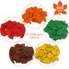 Leaf Glitter Stickers Fall Maple Leaf Foam Sticker for Autumn Thanksgiving Halloween Party Craft 500 Pcs
