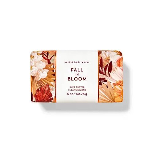 Bath & Body Works Fall in Bloom Shea Butter Cleansing Bar Soap 4.2 oz (Fall in Bloom), Count : 1