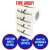 Fairly Odd Novelties AK 47 Gun Novelty Toilet Paper,Multicolor,FON-10071