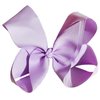 Hair Clips Boutique Hair Bows Alligator Clip for Women Girl Hairpin 6 Inch TSFJ02 (Light Purple)