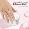 MODELONES 4.23oz Clear Nail Acrylic Powder Professional Nail Art Powder for Nail Extension French Nails