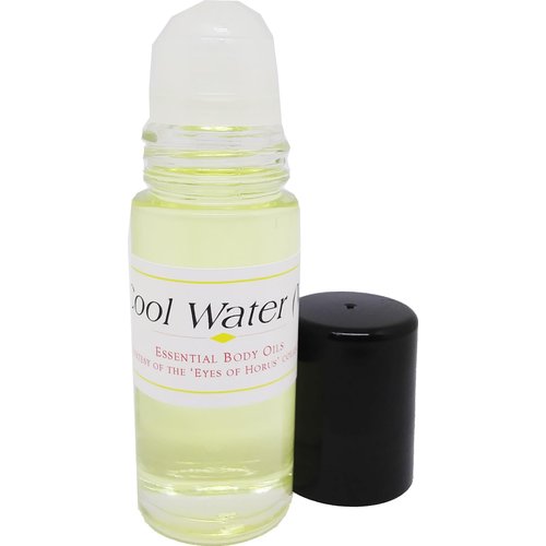 TCEShop Cool Water - Type D For Women Scented Body Oil Fragrance [Roll-On - Light Gold - 1 oz.] - ID#23499