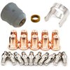RX WELD 23pcs Plasma Cutting Torch IPT-60 PT-60 IPT-40 PT40 Tip 0.039'' 1.0mm Electrode Shield Cap Stand Off