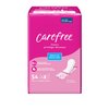 Carefree Panty Liners for Women, Regular, Wrapped, Unscented, 54ct | Pantiliners, Carefree Liners, Daily Liners for Women, Light Periods and Leaks, 8-Hour Odor Control | 54ct (Packaging May Vary)